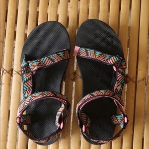 Tribal Print Teva Sandals